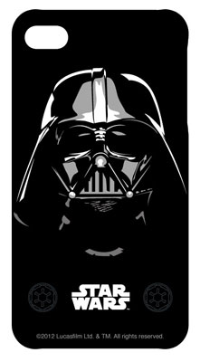 【クリックで詳細表示】スター・ウォーズ iPhone4、iPhone4S 共用キャラクターハードジャケット ダース・ベイダー(STW-01A)[グルマンディーズ]《取り寄せ※暫定》