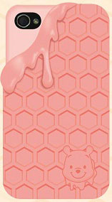 【クリックで詳細表示】ディズニー MobiMore.(モビモア) プーさん iPhone4、iPhone4S はちみつシリコンケース 桜はちみつ(YU-515903)[タカラトミーアーツ]《在庫切れ》