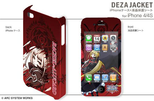 【クリックで詳細表示】BLAZBLUE CSE iPhoneケース＆保護シート for iPhone4/4S デザイン4 レイチェル(ブレイブルー)[デザエッグ]《在庫切れ》