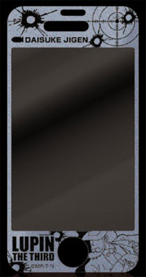 【クリックでお店のこの商品のページへ】プリントガードSENSAI iPhone4S 気泡カット ルパン三世03 次元4SK[ハセ・プロ]《在庫切れ》