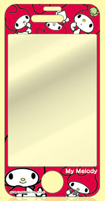 【クリックで詳細表示】プリントガードSENSAI iPhone4S 気泡カット マイメロディ01 マイメロディ4SK[ハセ・プロ]《在庫切れ》