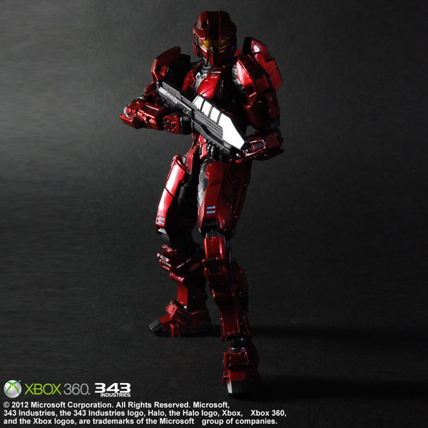 【クリックでお店のこの商品のページへ】Halo：Combat Evolved プレイアーツ改 スパルタン Mark V【レッド】 アクションフィギュア[スクウェア・エニックス]《在庫切れ》