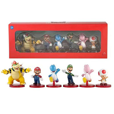 【クリックで詳細表示】スーパーマリオブラザーズ マリオミニフィギュア6体パック《在庫切れ》