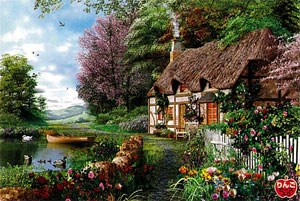 【クリックで詳細表示】ジグソー カントリーサイドコテージ 1000ピース(1000-683)[アップルワン]《在庫切れ》