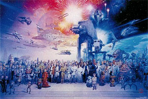 【クリックで詳細表示】ジグソー スター・ウォーズ クロニクル 1000ピース(91-110)[ビバリー]《取り寄せ※暫定》