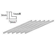 【クリックで詳細表示】透明プラ材3mmL棒(6本入)[タミヤ]《発売済・取り寄せ※暫定》