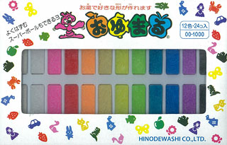 【クリックで詳細表示】プラスチックねんど おゆまる1000 12色各2個入り[ヒノデワシ]《取り寄せ※暫定》