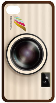 【クリックでお店のこの商品のページへ】iOuter for iPhone 4S/4 トイカメラ(ブラウン)[ブリスターダイレクト]《発売済・取り寄せ※暫定》