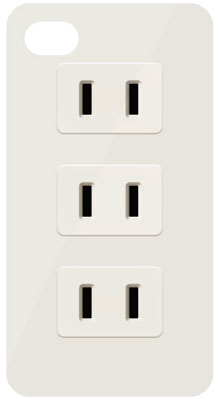 【クリックで詳細表示】iOuter for iPhone 4S/4 コンセント[ブリスターダイレクト]《在庫切れ》