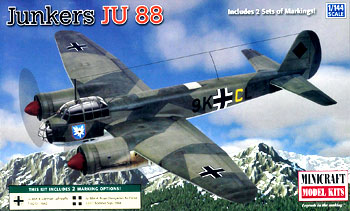 【クリックで詳細表示】ミニクラフト プラモデル 1/144 ユンカース JU-88 ドイツ・ルーマニア・ハンガリー(再販)[プラッツ]《発売済・在庫品》