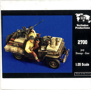【クリックでお店のこの商品のページへ】2700 ヴァーリンデン プラモデル 1/35 ジープ 積荷セット＋クルー2体[アルキミー]《在庫切れ》