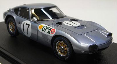 【クリックで詳細表示】MIRAGE レジンモデル 1/43 Toyota 2000GT (＃17) 1966 Japan GP[hpi]《取り寄せ※暫定》