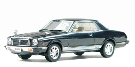 【クリックでお店のこの商品のページへ】ハイストーリー レジン製 1/43 ブリングブラックM TOYOTA CHASER HARDTOP SGS (1978)[インターアライド]《在庫切れ》
