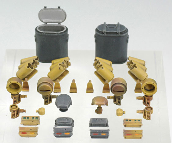 【クリックで詳細表示】1/35 WWIIドイツ車輌ライトセット(再販)[アスカモデル]《在庫切れ》