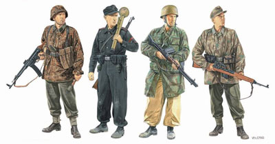 【クリックで詳細表示】ドラゴンモデル プラモデル 1/35 ドイツ軍祖国防衛戦 兵士4体セット[スカイネット]《取り寄せ※暫定》