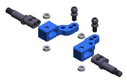 【クリックで詳細表示】ラジコンパーツ OP.1357 F104 アジャスタブル メタルアップライトセット[タミヤ]《取り寄せ※暫定》