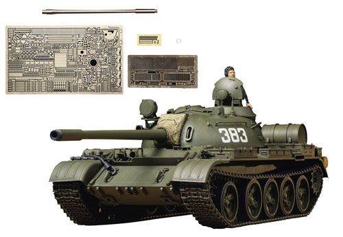 【クリックでお店のこの商品のページへ】プラモデル 1/35 ソビエト戦車 T-55A(アベール社製エッチングパーツ/金属砲身付き)(12年6月分)[タミヤ]《取り寄せ※暫定》