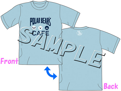 【クリックで詳細表示】しろくまカフェ Tシャツ POLAR BEAR’S CAFE/Sサイズ[slaps]《在庫切れ》