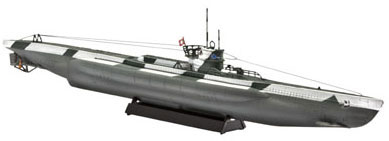 【クリックで詳細表示】1/350 Uボート TypeVIID プラモデル(再販)[ドイツレベル]《取り寄せ※暫定》