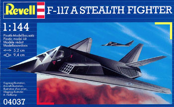 【クリックで詳細表示】ドイツ・レベル プラモデル 1/144 F-117A ステルス・ファイター(再販)[ハセガワ]《取り寄せ※暫定》