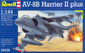 【クリックでお店のこの商品のページへ】ドイツ・レベル プラモデル 1/144 AV-8B ハリアーIIプラス[ハセガワ]《取り寄せ※暫定》