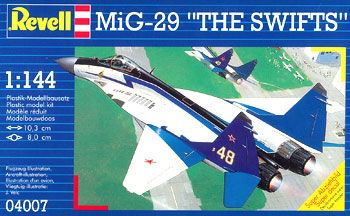 【クリックで詳細表示】ドイツ・レベル プラモデル 1/144 MiG-29 ザ・スウィフツ[ハセガワ]《在庫切れ》
