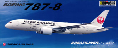 【クリックで詳細表示】プラモデル 旅客機 1/144 ボーイング 787-8 JAL ドリームライナー[童友社]《取り寄せ※暫定》