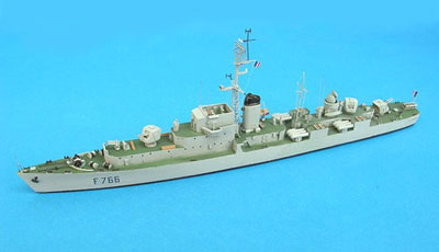 【クリックで詳細表示】ポーランド・ニコモデル レジンキット 1/700 仏海軍ル・ノルマン級フリゲート艦ル・ピカードF766・1954[バウマン]《取り寄せ※暫定》