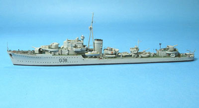 【クリックで詳細表示】ポーランド・ニコモデル レジンキット 1/700 英海軍ジャブリン級駆逐艦 ニザム 1940[バウマン]《取り寄せ※暫定》