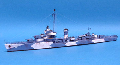 【クリックで詳細表示】ポーランド・ニコモデル レジンキット 1/700 米海軍サマーズ級駆逐艦 DD-394 サンプソン[バウマン]《11月予約※暫定》