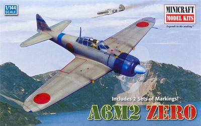 【クリックで詳細表示】ミニクラフト プラモデル 1/144 WW.II 日本海軍 零式艦上戦闘機21型[プラッツ]《取り寄せ※暫定》