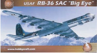 【クリックで詳細表示】ホビークラフトカナダ プラモデル 1/144 RB-36 SAC 「ビックアイ」[プラッツ]《在庫切れ》