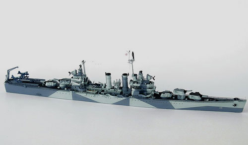 【クリックで詳細表示】ポーランド・ニコモデル レジンキット 1/700 米海軍ブルックリン級軽巡洋艦 CL-43 ナッシュヴィル1944[バウマン]《取り寄せ※暫定》
