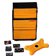 【クリックで詳細表示】ホビー・ギア ミニチュアモデル 1/24 Mechanic 1 (工具棚＋工具)[京商]《在庫切れ》