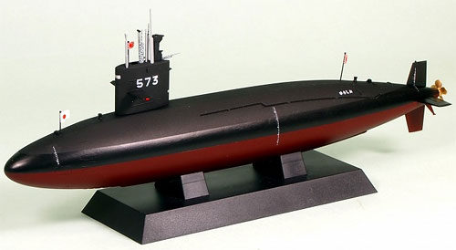 【クリックで詳細表示】プラモデル スカイウェーブシリーズ 1/350 海上自衛隊潜水艦 SS‐573 ゆうしお[ピットロード]《取り寄せ※暫定》