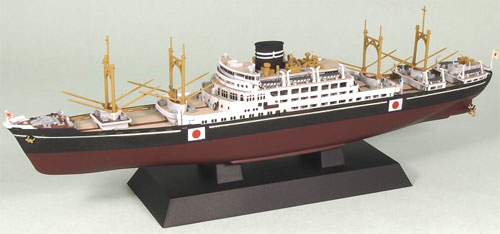 【クリックで詳細表示】プラモデル スカイウェーブシリーズ 1/700 大阪商船 貨客船 報国丸[ピットロード]《発売済・在庫品》
