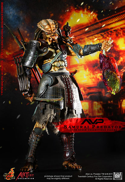 【クリックで詳細表示】アーティスト・コレクション AVP 1/6スケールフィギュア サムライ・プレデター(竹谷隆之x鬼木祐二) 単品(再販)[ホットトイズ]《在庫切れ》Artist Collection - 1/6 Scale Fully Poseable Figure： AVP - Samurai Predator (By Takeya x Oniki)