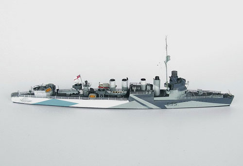 【クリックで詳細表示】ポーランド・ニコモデル レジンキット 1/700 英海軍タウン級駆逐艦5型 モントゴメリー1942[バウマン]《11月予約※暫定》