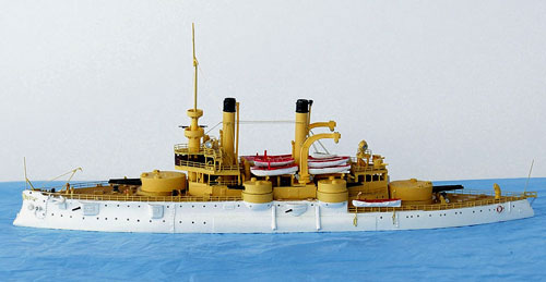 【クリックで詳細表示】ポーランド・ニコモデル レジンキット 1/700 米海軍アイオワ級海防戦艦 BB-4 アイオワ1898[バウマン]《11月予約※暫定》