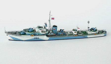 【クリックで詳細表示】ポーランド・ニコモデル レジンキット 1/700 ポーランド海軍駆逐艦 ピオルン1942-1943[バウマン]《11月予約※暫定》
