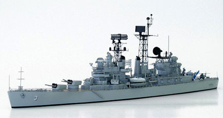 【クリックで詳細表示】1/700 米海軍ガルベストン級ミサイル巡洋艦CLG-3ガルベストン1968 レジンキット(再販)[ニコモデル]《在庫切れ》