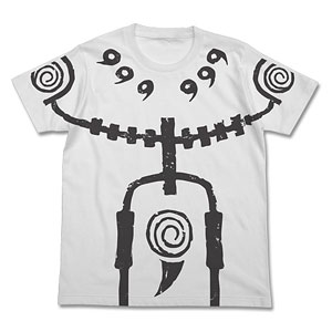 NARUTO Shippiden - Kyubi Chakura Mode T-shirt/ WHITE - S