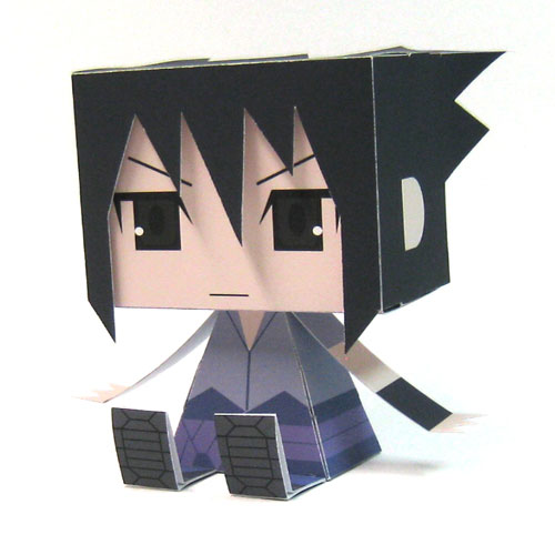 【クリックで詳細表示】グラフィグ097 NARUTO ナルト 疾風伝 サスケ(ペーパークラフト)[コスパ]《取り寄せ※暫定》