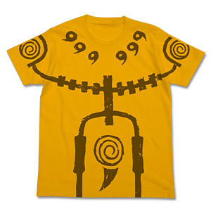 【クリックで詳細表示】NARUTO -ナルト- 疾風伝 九尾チャクラモードTシャツ/ゴールド-S[コスパ]《01月予約※暫定》