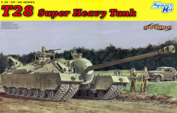 【クリックで詳細表示】サイバーホビー プラモデル 1/35 アメリカ陸軍 T-28 超重戦車[プラッツ]《発売済・在庫品》