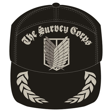 Giant survey corps embroidery cap of black advance [Cospa] 