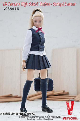 Very Cool 1/6 High School Girl Spring-Summer Uniform Set D