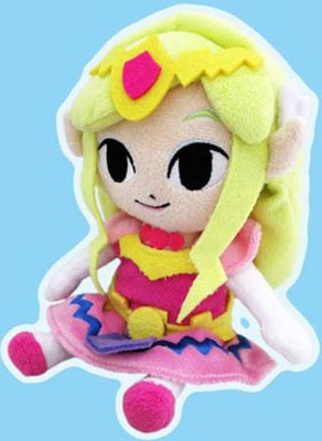 【クリックで詳細表示】ゼルダの伝説 風のタクトHD ぬいぐるみ ゼルダ姫Sサイズ[三英貿易]《在庫切れ》