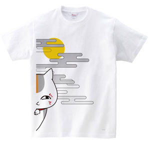 【クリックで詳細表示】夏目友人帳 フルカラーTシャツ ニャンコ先生チラ見 XSサイズ[ペンギンパレード]《在庫切れ》