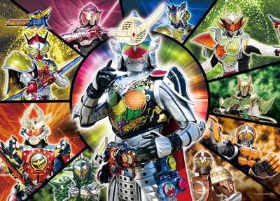 【クリックで詳細表示】ジグソーパズル 仮面ライダー鎧武 ライダー戦国バトル 300ラージピース(300-L381)[ショウワノート]《取り寄せ※暫定》